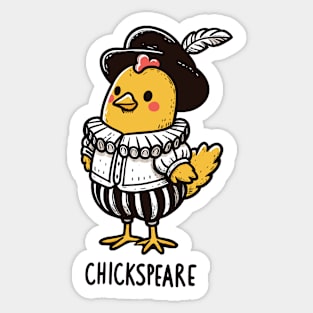 Chickspeare Sticker